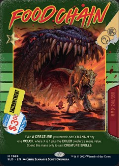 Food Chain Secret Lair Drop - VHS Art